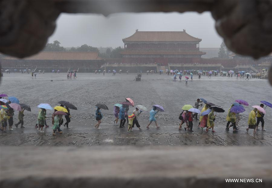 CHINA-BEIJING-RAINSTORM-ORANGE ALERT (CN)