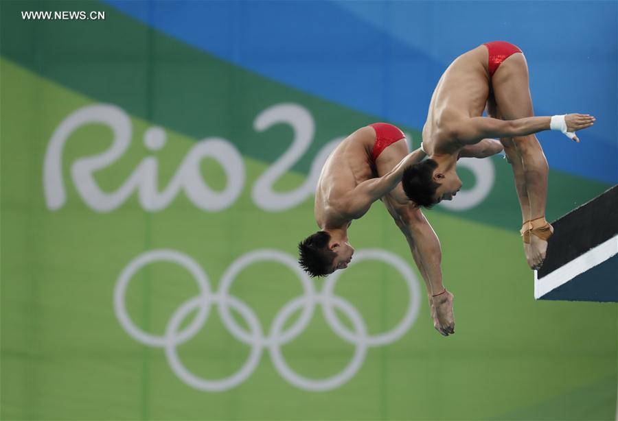 （里约奥运会）（9）跳水——男子双人十米台：林跃/陈艾森夺冠