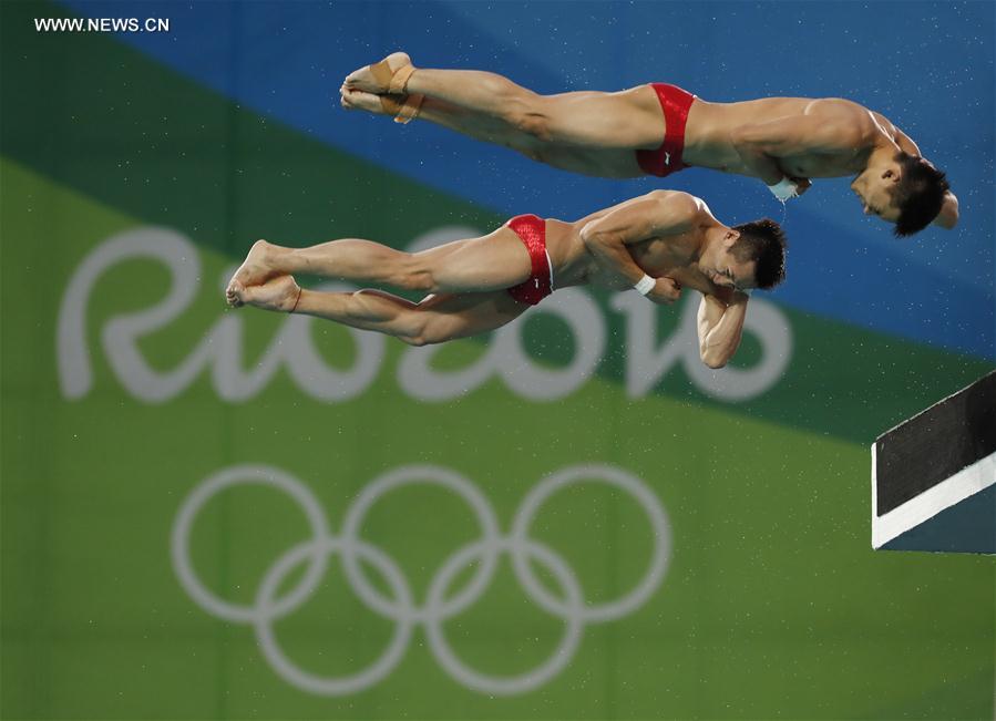 （里约奥运会）（12）跳水——男子双人十米台：林跃/陈艾森夺冠