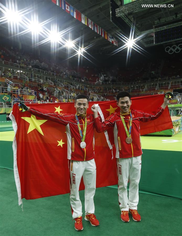 （里约奥运会）（1）蹦床——男子：中国选手摘银夺铜