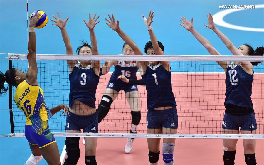 （里约奥运会）（13）排球——女排：中国队晋级四强