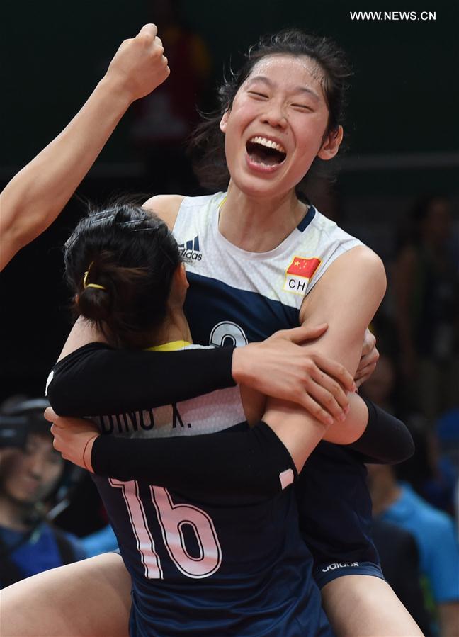 （里约奥运会）（7）排球——女排：中国队晋级四强