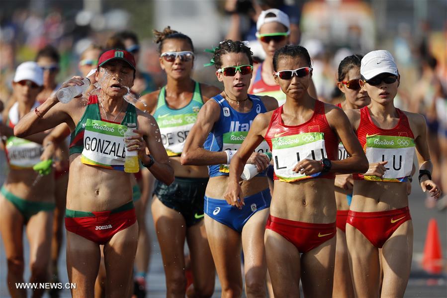 （里约奥运会）（9）田径——刘虹夺得女子20公里竞走冠军