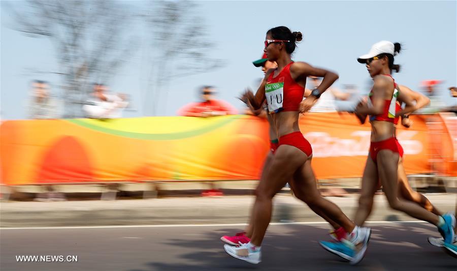 （里约奥运会）（15）田径——刘虹夺得女子20公里竞走冠军
