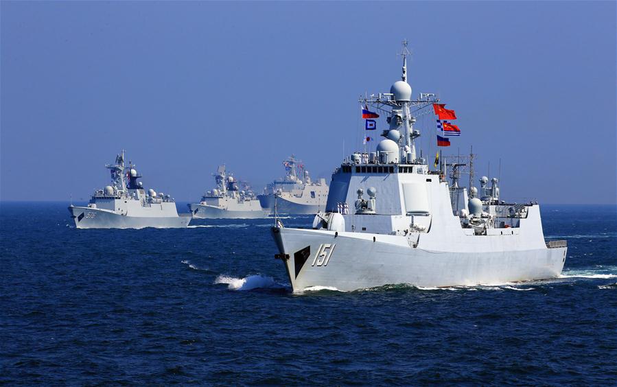 اعادة مصححة : الصورة: اختتام المناورة المشتركة بين البحرية الصينية والروسية