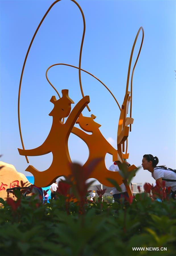 الصورة: مهرجان التماثيل الدولي بشرق الصين