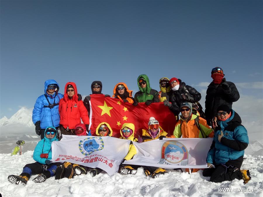  الصورة: اختتام ملتقى تسلق الجبال لمنطقة التبت على جبل لوادوي