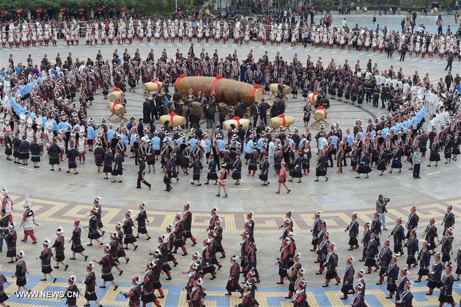 الصورة: افتتاح مهرجان ثقافي لقومية مياو في جنوب غربي الصين