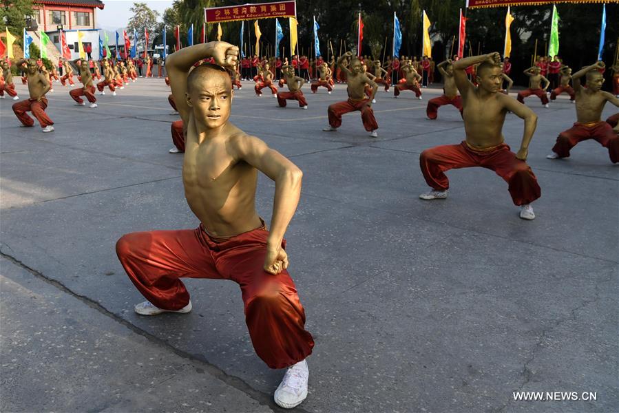 （体育）（4）第十一届中国郑州国际少林武术节开幕