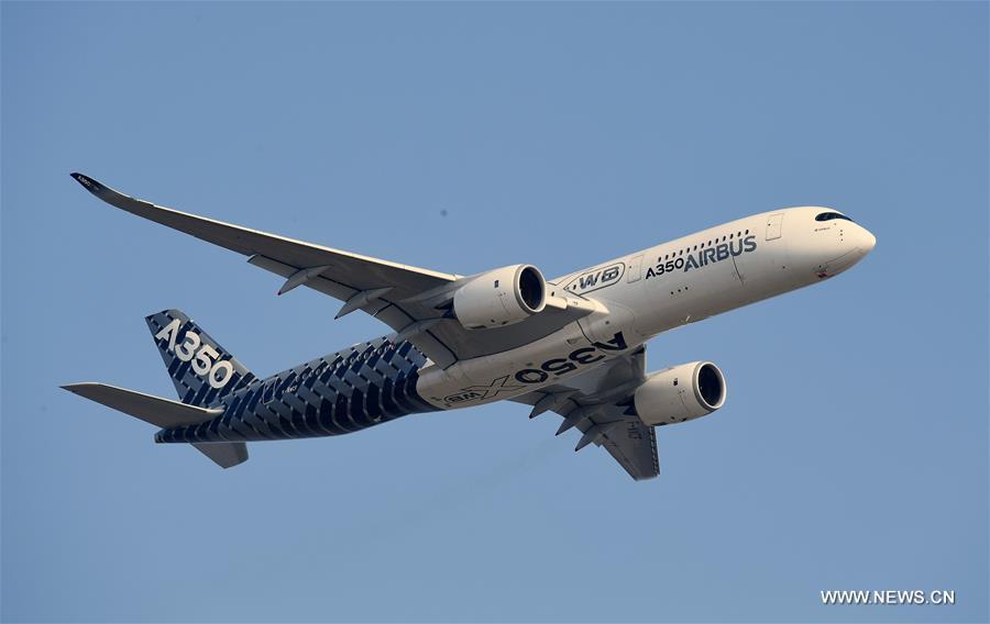 （珠海航展）（1）远程宽体飞机空客A350WXB亮相航展