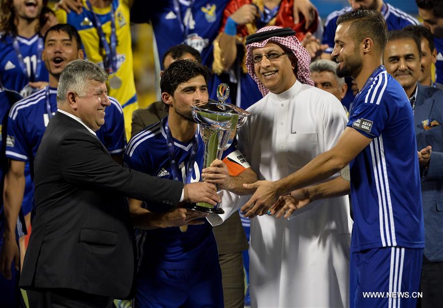 الصورة: فريق القوة الجوية العراقي يفوز بكأس الاتحاد الآسيوي لكرة القدم