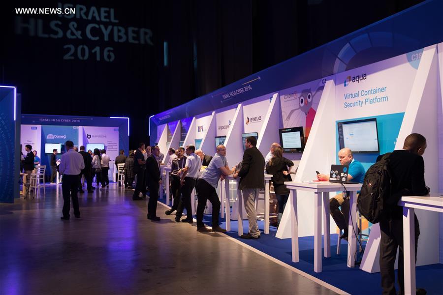 الصورة: افتتاح معرض إسرائيل الدولي الرابع لتكنولوجيا الأمن الوطني في تل أبيب