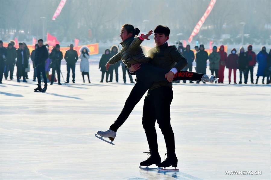 الصورة: الرياضة في الشتاء بشمال شرقي الصين