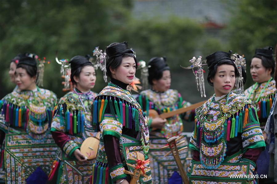 #（社会）（1）贵州榕江：萨玛节上秀盛装