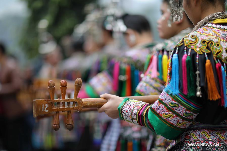 #（社会）（4）贵州榕江：萨玛节上秀盛装