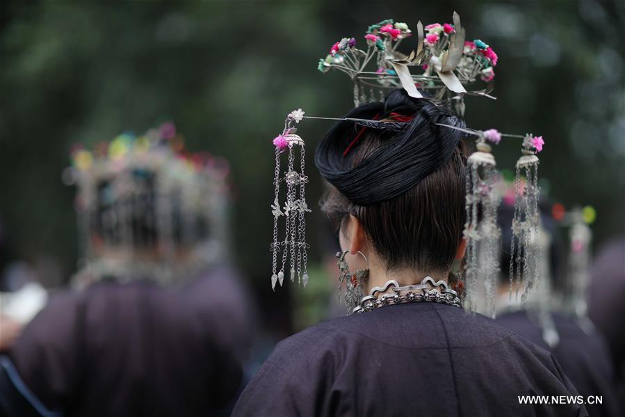 #（社会）（8）贵州榕江：萨玛节上秀盛装