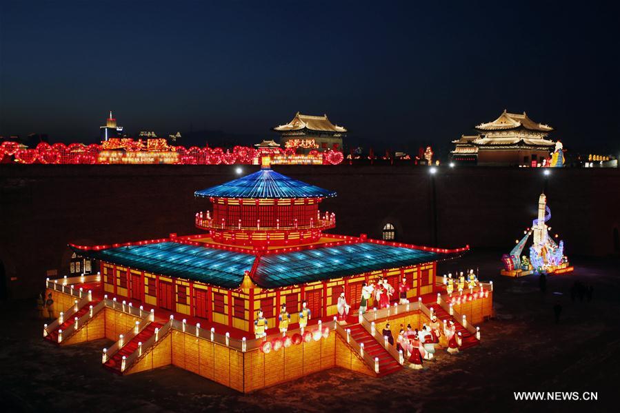 الصورة: معرض فوانيس بمناسبة عيد الربيع في الصين