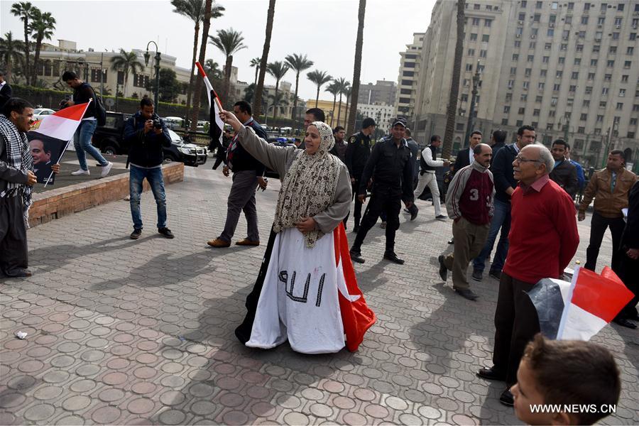 الصورة: السيسي: ثورة يناير نقطة تحول في تاريخ مصر