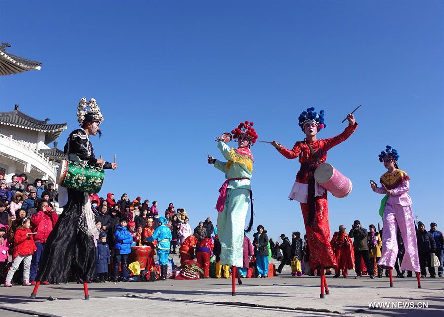 الصورة: مهرجان تقليدي بمناسبة عيد الربيع بشمال غربي الصين