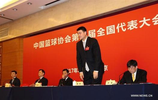 الصورة: انتخاب لاعب كرة السلة الشهير رئيسا للاتحاد الصيني لكرة السلة