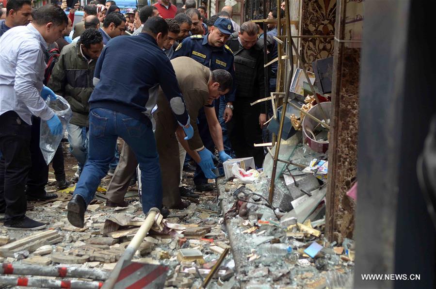 （国际）（3）埃及亚历山大一教堂发生自杀式袭击至少11人死亡