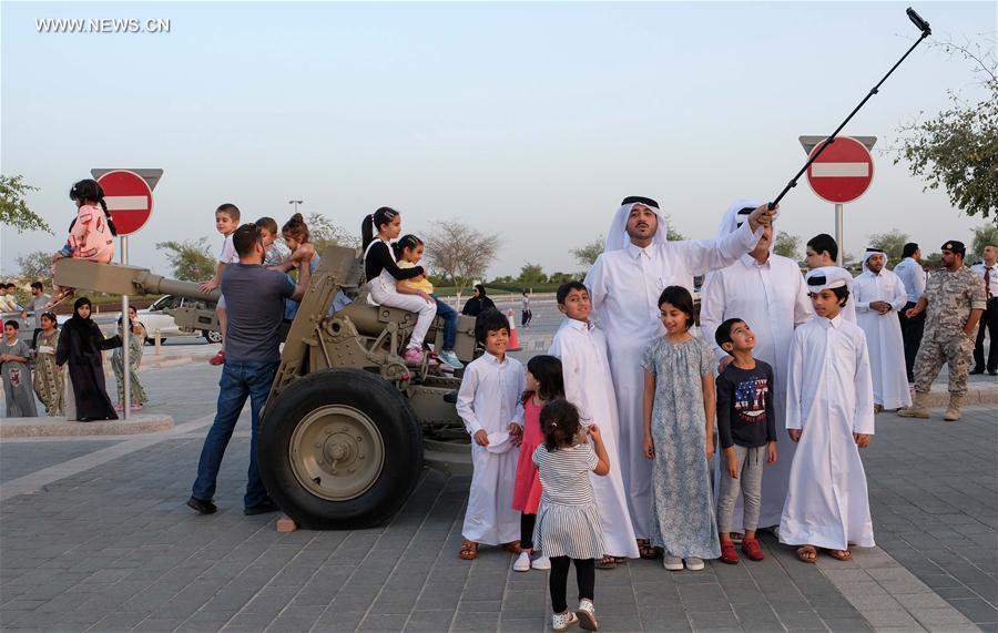 الصورة: الدوحة تستقبل الشهر الكريم بـ"مدفع الإفطار"