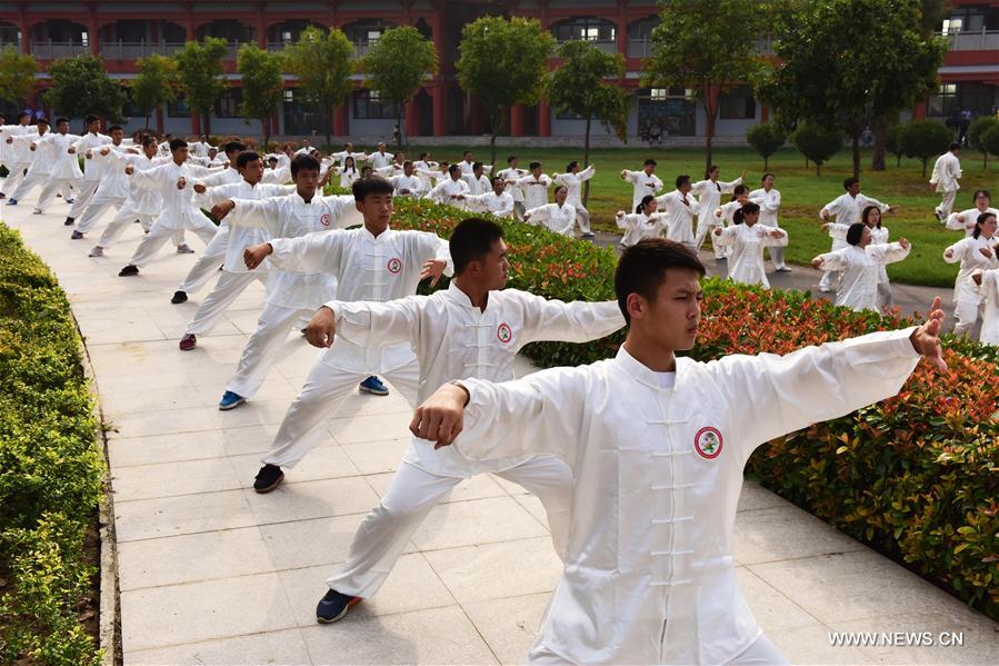 الصورة: ممارسة ملاكمة تايجي الصينية 