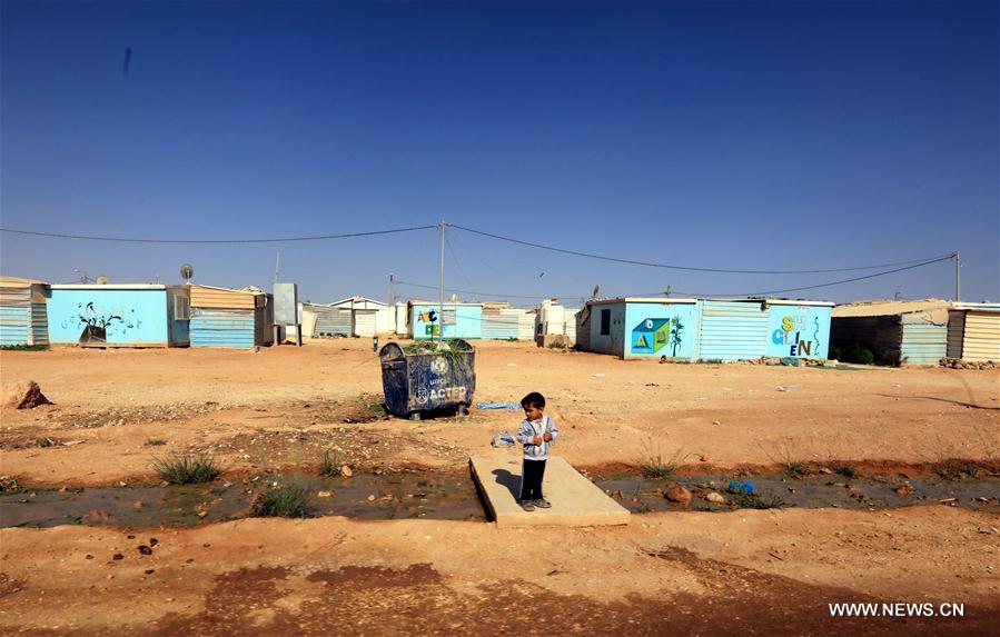 JORDAN-MAFRAQ-SYRIA-REFUGEE CAMP-CHILDREN
