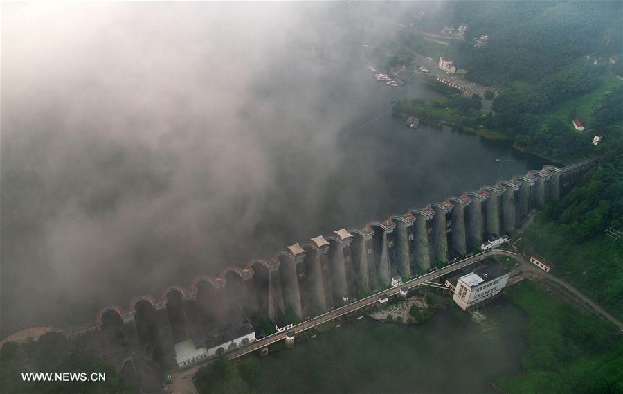 الصورة: مشهد جوي لخزان مياه لونغخهكو في الصين