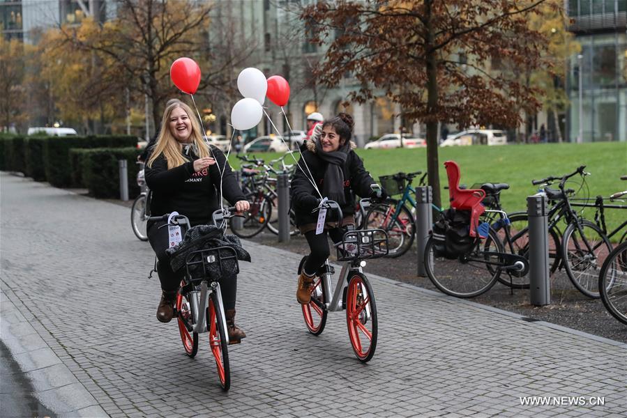 الصورة : دخول الدراجات التشاركية الصينية إلى برلين