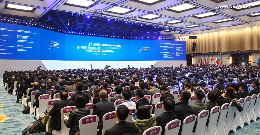 الصورة: افتتاح المؤتمر الدولي الرابع للإنترنت في ووتشن