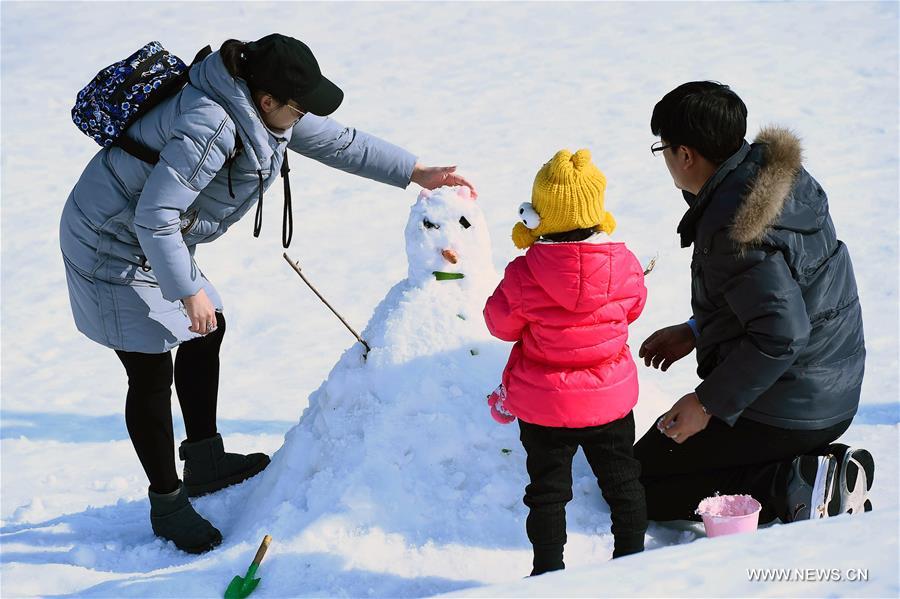الصورة: متعة اللعب بالثلوج في شرقي الصين 