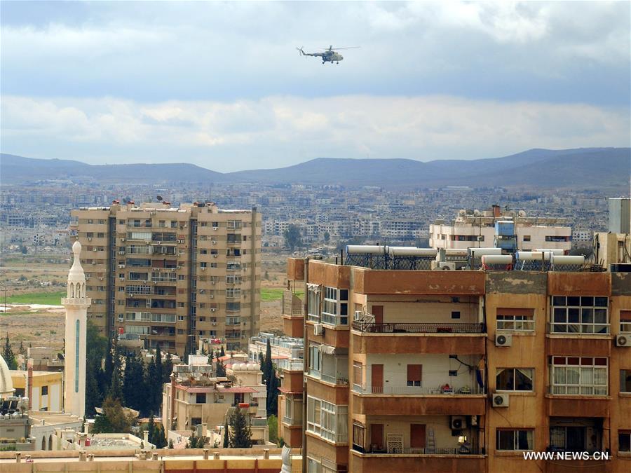 الصورة: مشاهد من الحياة اليومية في دمشق بعد قرار الهدنة