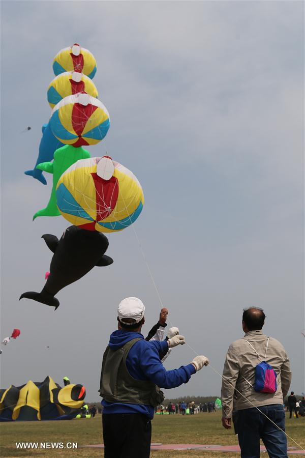 （社会）（1）第35届潍坊国际风筝会开幕