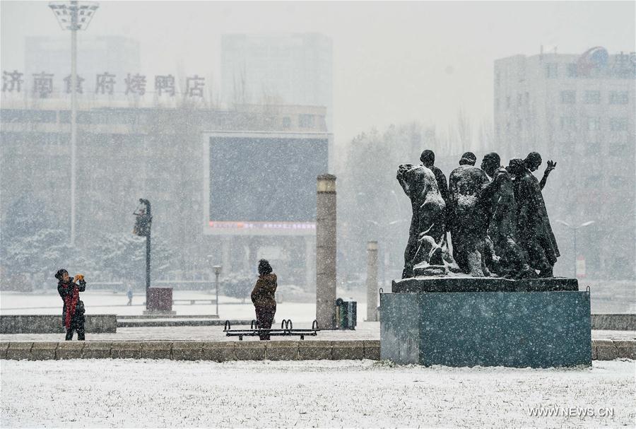 الصورة: سقوط الثلوج شمال شرقي الصين