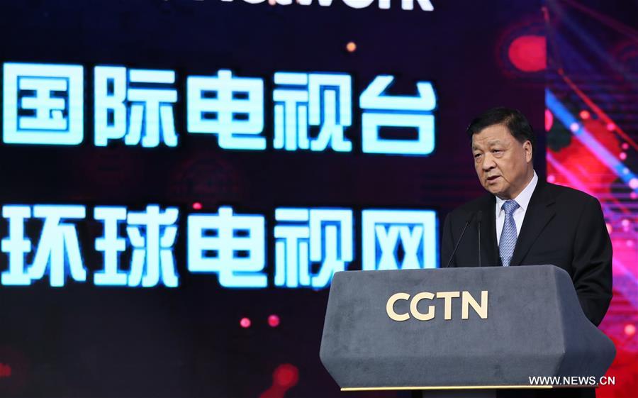（时政）（1）中国国际电视台（中国环球电视网）开播仪式在北京举行