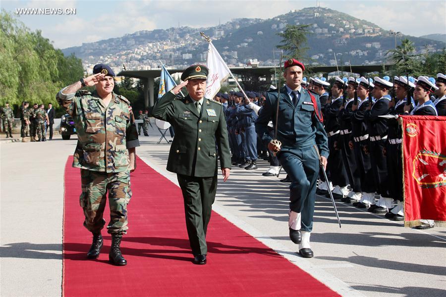 الصورة: قائد الجيش اللبناني يستقبل نائب رئيس اللجنة العسكرية المركزية الصينية في بيروت