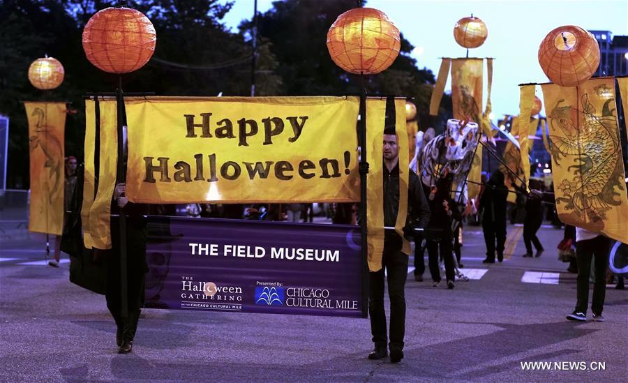 U.S.-CHICAGO-HALLOWEEN-PARADE