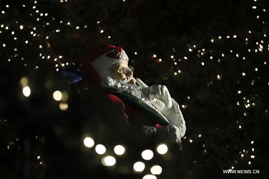 （国际）（8）纽约布鲁克林“圣诞村”的绚丽灯饰