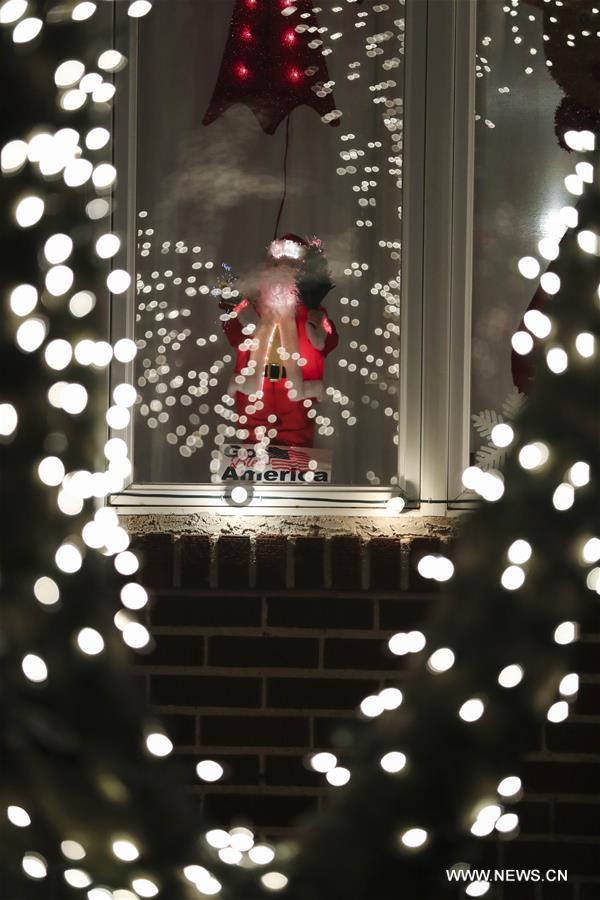 （国际）（10）纽约布鲁克林“圣诞村”的绚丽灯饰