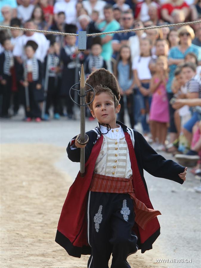 CROATIA-VUCKOVICI-CHILDREN'S ALKA TOURNAMENT