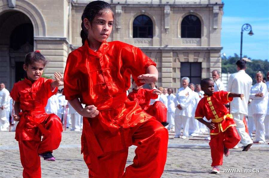 CUBA-HAVANA-WUSHU SCHOOL-ANNIVERSARY