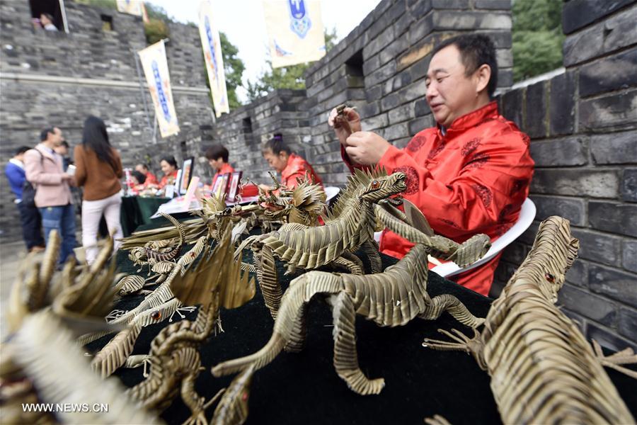الصورة: مشهد من مهرجان الفن الشعبي في شرقي الصين 
