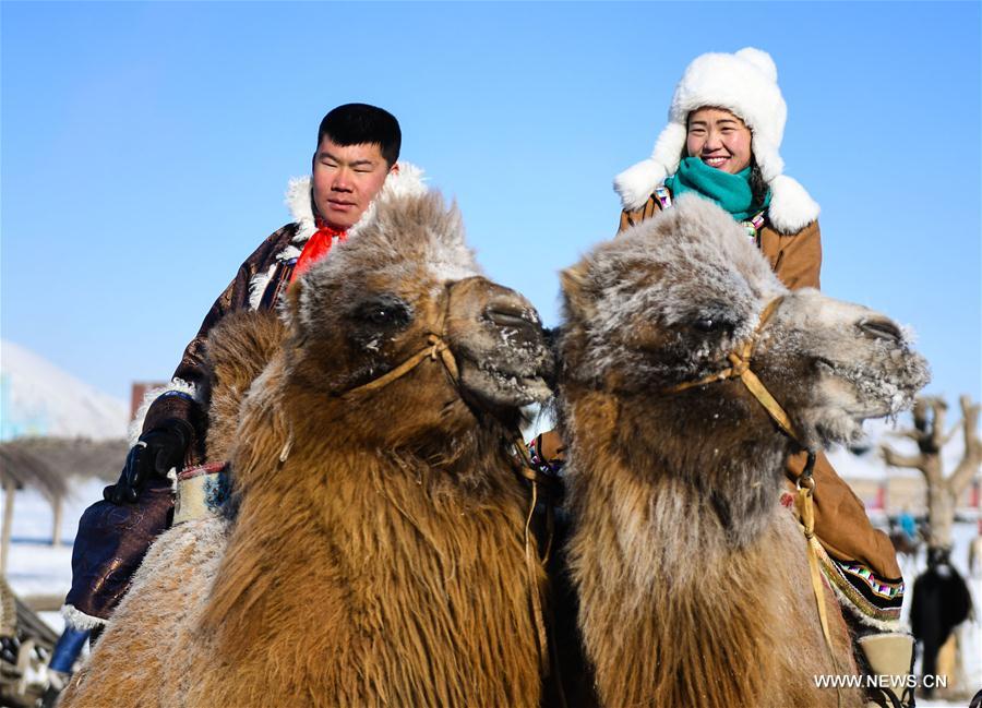 الصورة : مهرجان البدويين الشتوي في شمالي الصين 