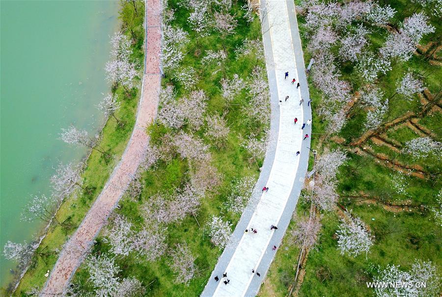 #CHINA-AERIAL VIEW-SPRING SCENERY (CN)