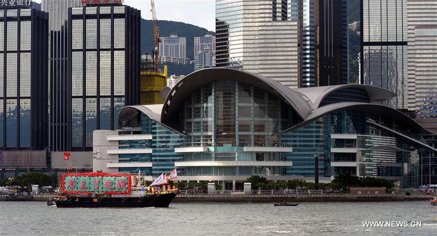 （香港回归二十周年）（2）香港百船巡游庆回归二十周年