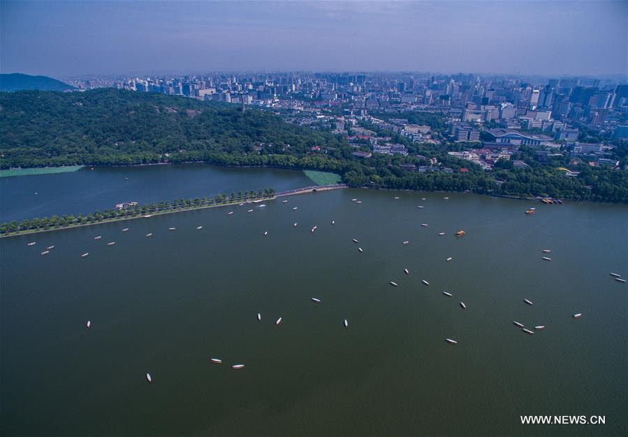 （空中之眼）（1）俯瞰夏日西湖美景