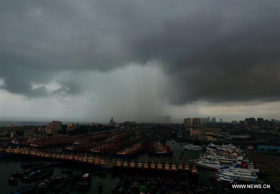 CHINA-GUANGXI-BEIHAI-TYPHOON PAKHAR-WEATHER CHANGES (CN) 