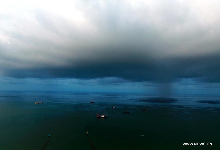 CHINA-GUANGXI-BEIHAI-TYPHOON PAKHAR-WEATHER CHANGES (CN) 