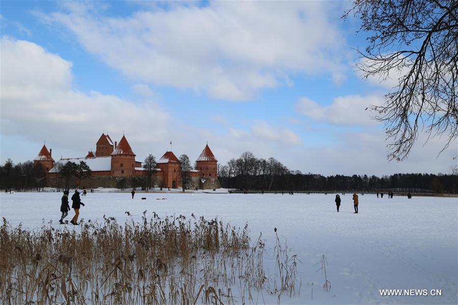 （XHDW）（3）雪后立陶宛特拉凯城堡